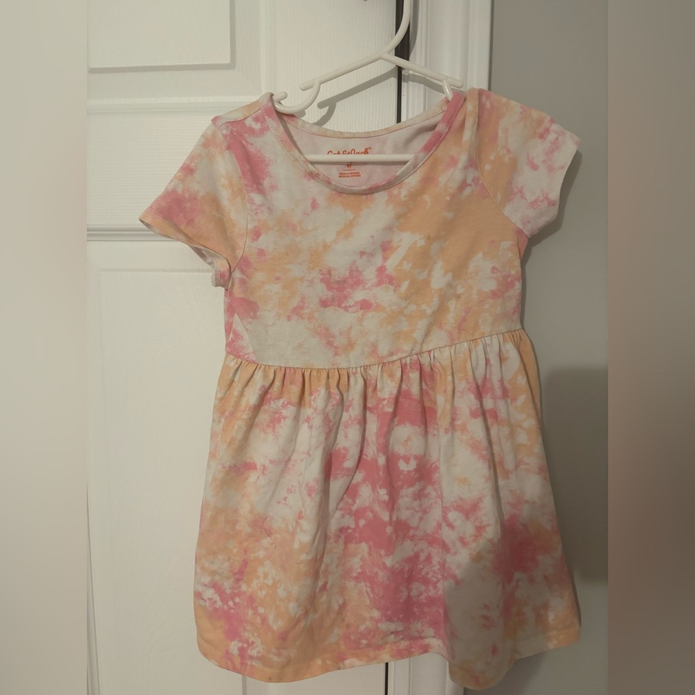 Cat & Jack  Tie-Dye Kids Dress 4T